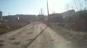 Дорога по ул  А  Матросова, г  Корсаков  09 11 14