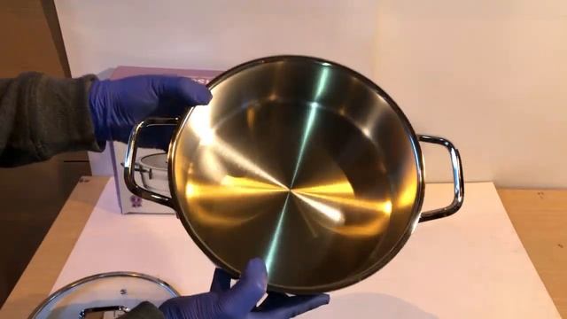 Обзор Жаровни - кастрюли EVIMSARAY серии Safir из нержавеющей стали смотреть онлайн