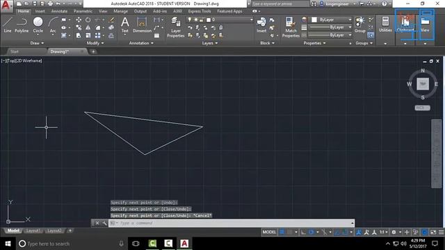 Autocad 2018 tutorial for beginners - interface introduction смотреть онлайн