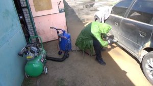 Часть 1. Пескострую кузов. Пескоструйная обработка.Коррозия