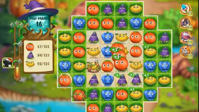 Как пройти 13 УРОВЕНЬ в игре Магическая Кухня: три в ряд смотреть онлайн