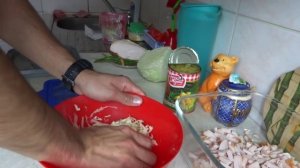 Очень вкусный салат из копченой курицы