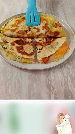 Вкусная тортилья на завтрак.