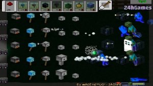 Team Plants Minecraft Mod vs All Zombotany 2 in Plants vs Zombies Minecraft (PVZ)
