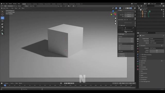 How to render an image (Blender tutorial) смотреть онлайн