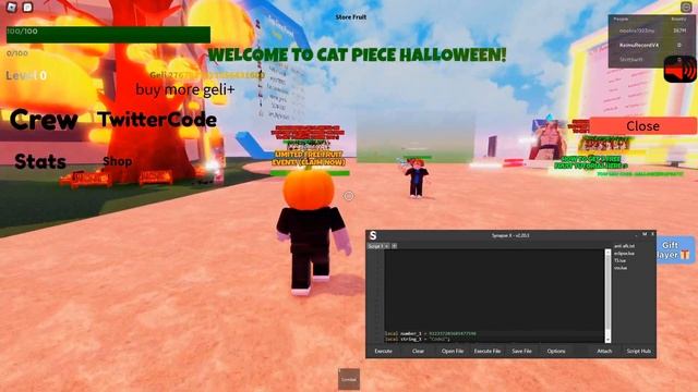 [New!] Cat Piece Script | INF GELI (INF MONEY HALLOWEEN 2022) смотреть онлайн