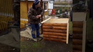 Короб для колодца! Муж делает своими руками!