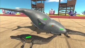 Megalodon is Growing VS Giant Titanoboa - Animal Revolt Battle Simulator