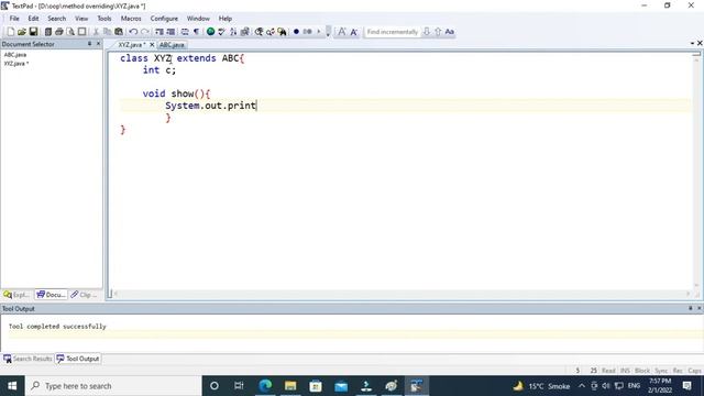 Object Oriented Programming in Java: Method overriding | method overloading