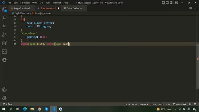 How to Create Simple Login Form in HTML and CSS | Login Form Design