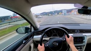 Volkswagen Passat B8 1.6TDi POV Walkaround & Acceleration & Test Drive
