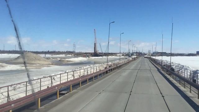 Строительство моста через реку Пур смотреть онлайн