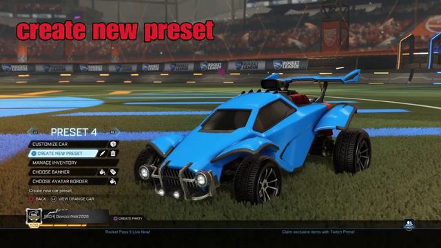 HOW To Make The GOLDEN Car In Rocket League