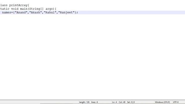 HOW TO initialize , Print Array in java смотреть онлайн