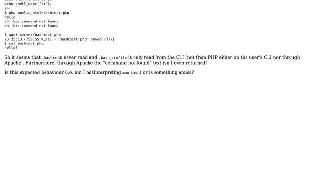 Unix & Linux: Bash config files being read in contradiction to `man bash` смотреть онлайн