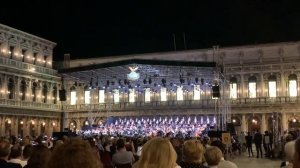 Venezia La Fenice in Piazza San Marco concerto celebrazioni 1600 anni dalla fondazione di Venezia