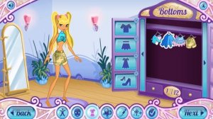 Винкс одевалка, игры винкс