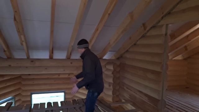 Электрика в бревенчатом доме. Рязанская область.