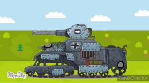 Гладиаторские бои(9)Шагоход Е-100 VS Старого немецкого танка.Мультики про танки.
