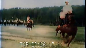 Кинохроника Донские казаки в Москве 1908 г