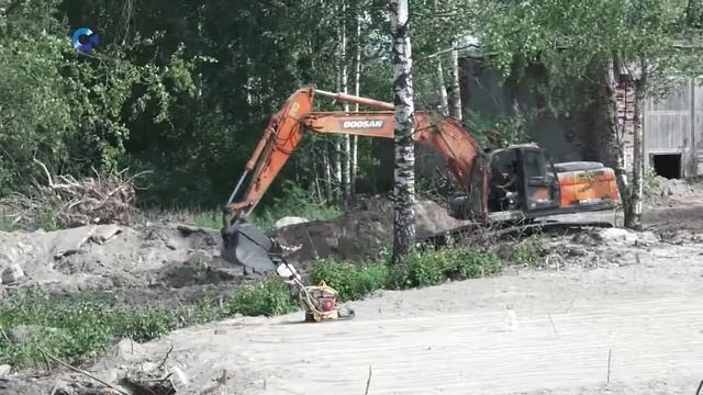 Парк в центре Сегежи начали реконструировать смотреть онлайн