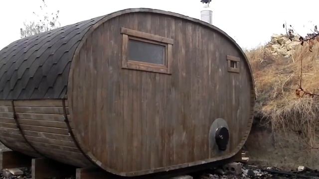 Баня бочка Эксклюзив 2.5*4 метра смотреть онлайн