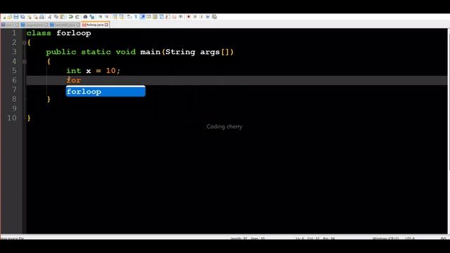 For statement in java || java series part 10