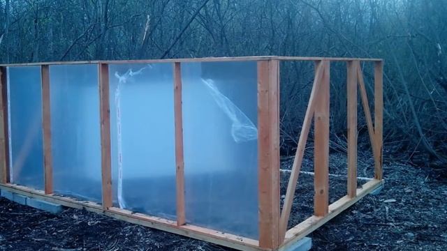 Как я строила деревянную теплицу с поликарбонатом своими женскими руками смотреть онлайн