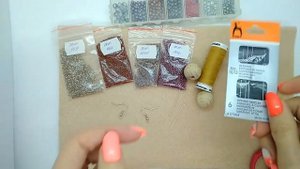 Серьги шарики из бисера мастер класс часть 1