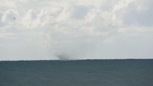 Небольшой смерч 24 июня 2022 г. между Лазаревским и Туапсе.