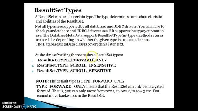 26.ResultSet Types,Concurrency and Holdability In JDBC смотреть онлайн