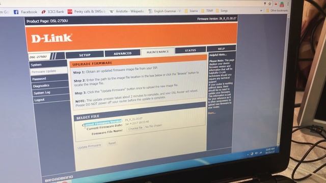 D-Link DSl - 2750U N300 ADSL2+ modem router issue/ Firmware update смотреть онлайн