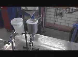 Стойка под два краскопульта,своими руками