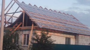 строим крышу под гибкую черепицу