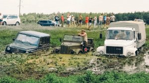 КТО ПРОЕДЕТ БРОД? ГЕЛИК , ГАЗ 69 , TOYOTA PRADO или ГРУЗОВИК?
