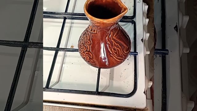 турка глиняная, кофе. смотреть онлайн