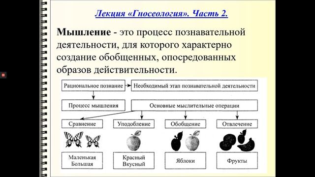 Лекция № 8. Гносеология.  Ч. 2 Уровни познания