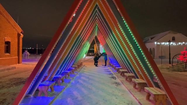 Праздничная иллюминация от компании СИТ.(г. Омск)