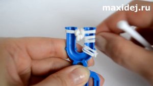 Косточка из резинок на рогатке