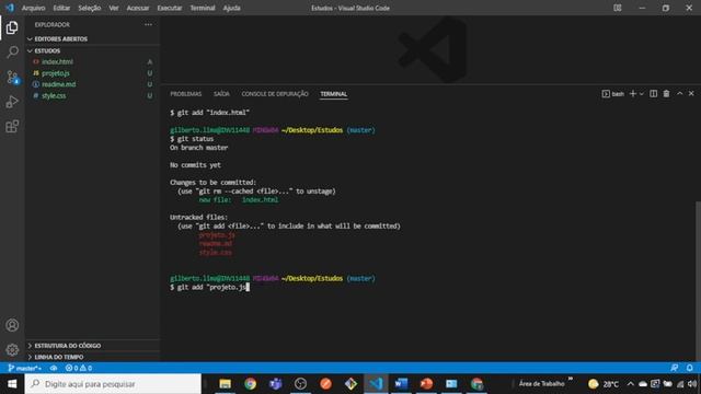 VsCode - [GitHub] Adicionando arquivos ao controle de versão [git add] (#30) смотреть онлайн