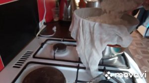 #РукоделиеотГалины Сыр адыгейский из кислого молока. Как я его делаю.