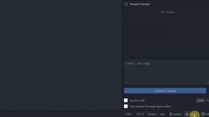 Atom Editor Tutorials #4 -   Editing, diff, commit, push, New branch, Pushing branch in Atom