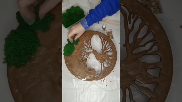Видеоурок по изготовлению картины эпоксидной смолой от Epic Art "Дерево жизни"