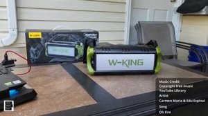 ? W-King X10 and D8 Head 2 Head Comparison review and testing Bluetooth Speakers