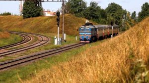 Пассажирские поезда на перегоне Витебск/Чепино│август, 2021