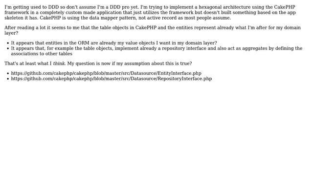 Data Mapper Pattern and DDD - Does ist already reflect domain entities and repositories? смотреть онлайн