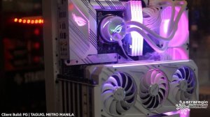 ALL WHITE GAMING PC - Thermaltake Core P3 Snow ASUS ROG Strix White Components, i7 11700K, RTX 3070