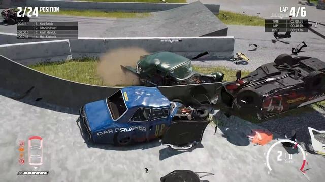 THE LOOP OF DESTRUCTION! | Wreckfest | NASCAR Legends/A Class смотреть онлайн