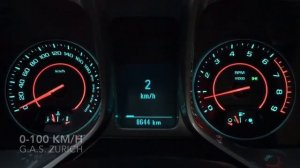 разгон Chevrolet Camaro от 0 до 100 км/час