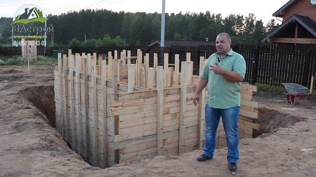 Возведение монолитного фундамента под гараж с подвалом